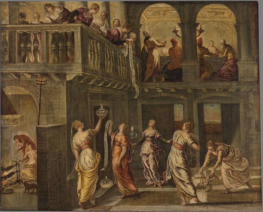 Le vergini sagge e le vergini stolte - Jacopo Tintoretto