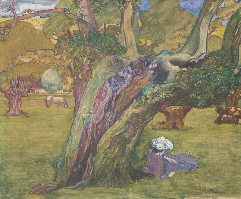 Le vecchie querce del Surrey - Jan Toorop