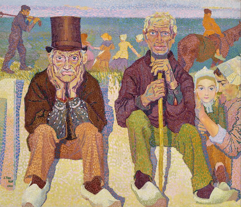 Vecchi in riva al mare - Jan Toorop