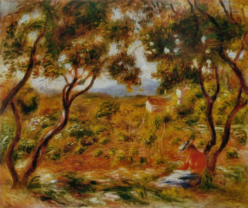 Le Vigne a Cagnes - Pierre-Auguste Renoir
