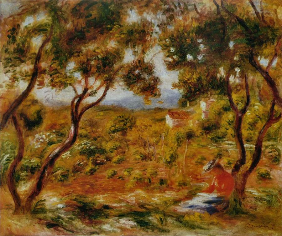 Le Vigne a Cagnes - Pierre-Auguste Renoir