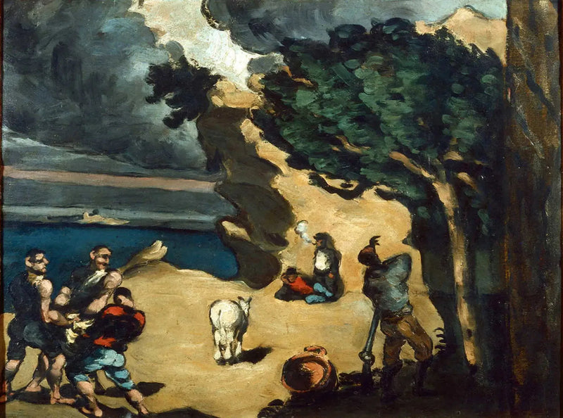 I Ladri e l'asino - Paul Cézanne