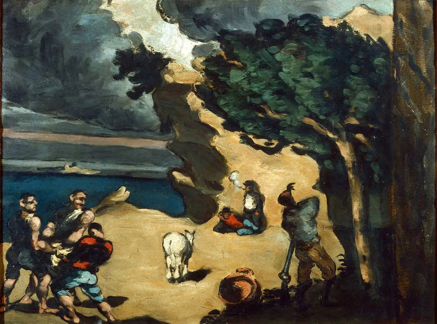 I Ladri e l'asino - Paul Cézanne