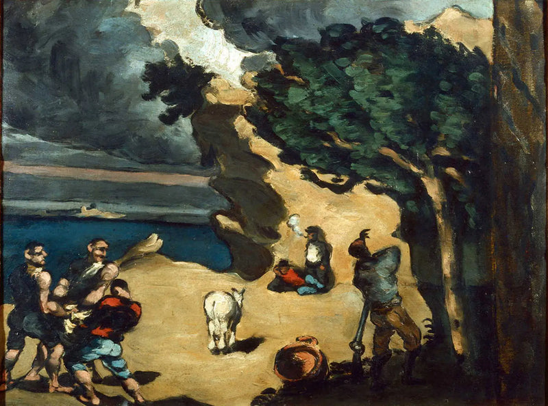 I Ladri e l'asino - Paul Cézanne