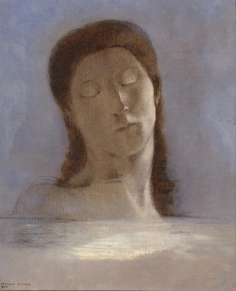Gli occhi chiusi - Odilon Redon