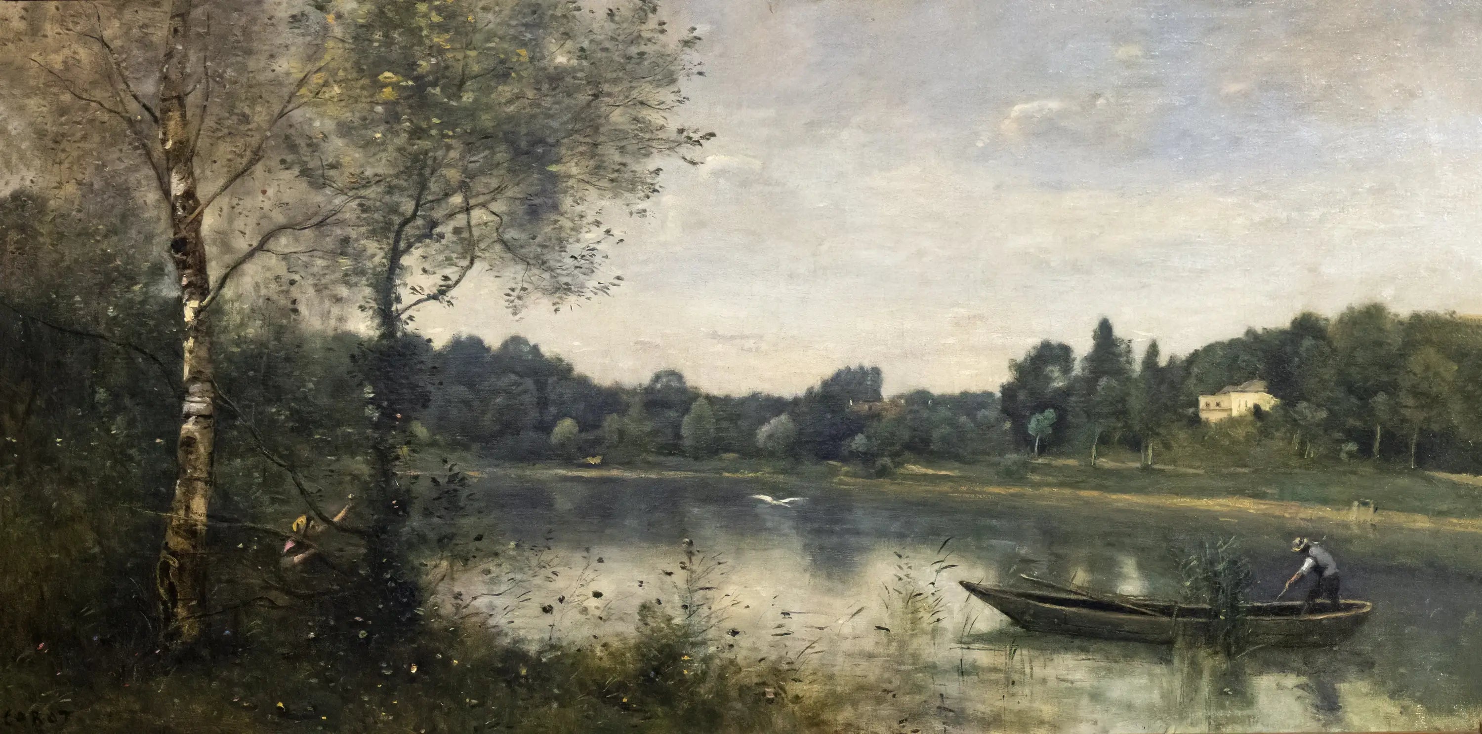 L’Étang de Ville-d’Avray - Jean-Baptiste Camille Corot - Alpha Reproduction
