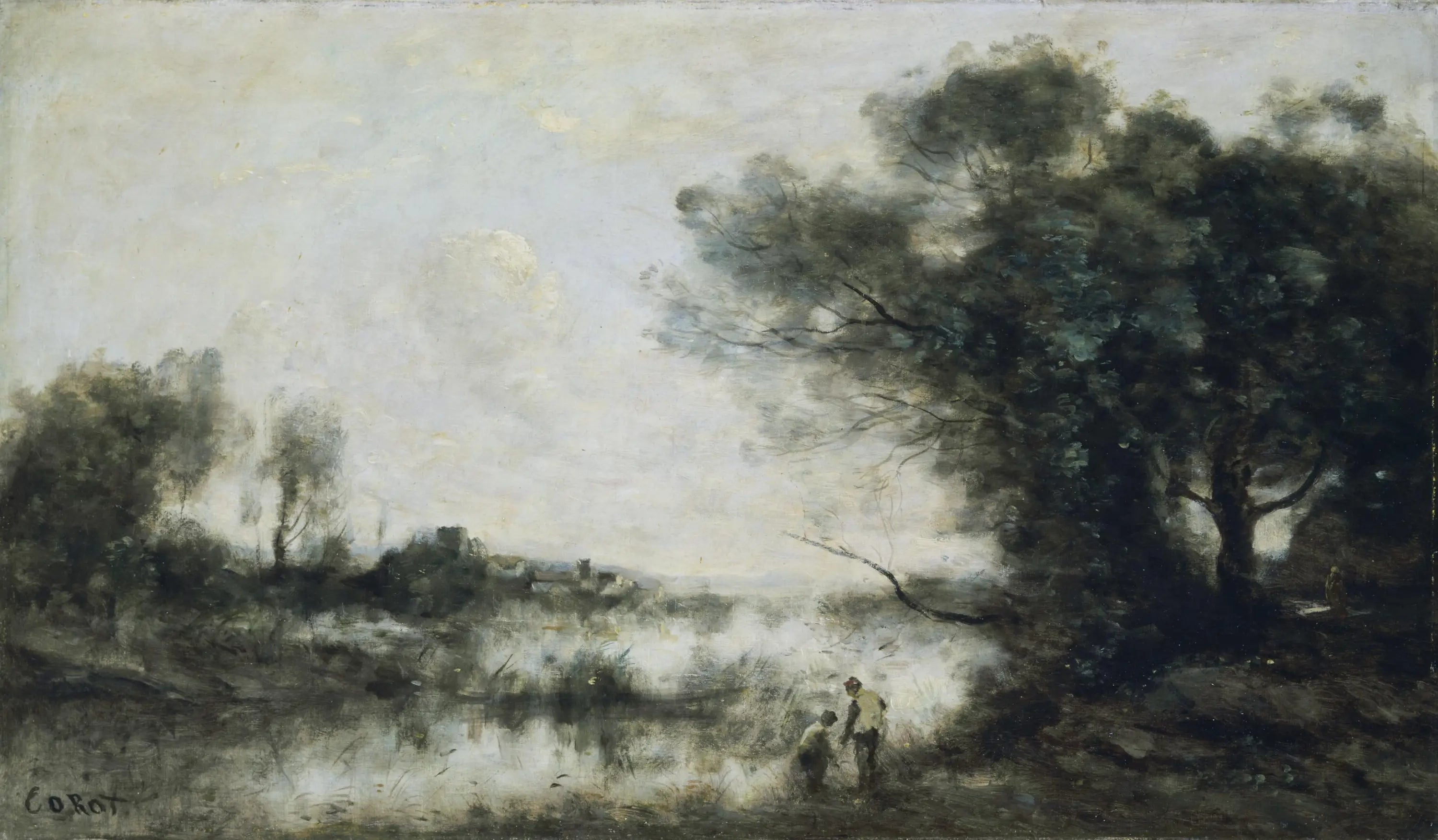L’étang - Jean-Baptiste Camille Corot - Alpha Reproduction