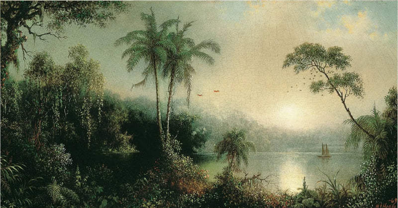 Lever de soleil in Nicaragua - Martin Johnson Heade