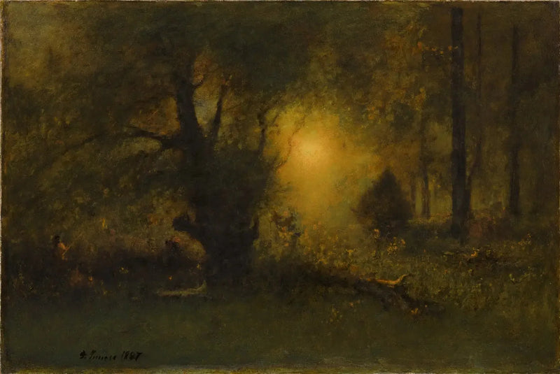 Alba nei boschi - George Inness