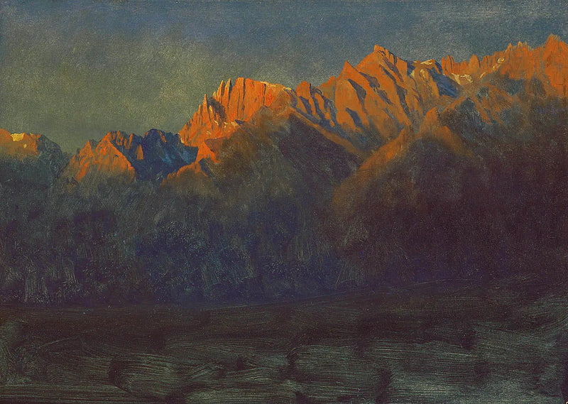 Alba nelle Sierras - Albert Bierstadt