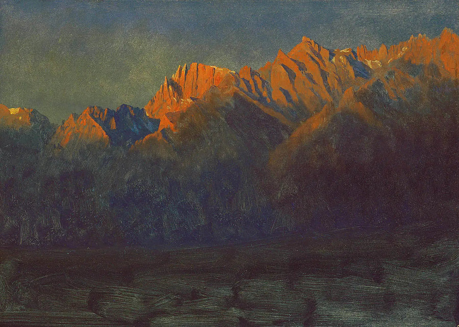 Alba nelle Sierras - Albert Bierstadt