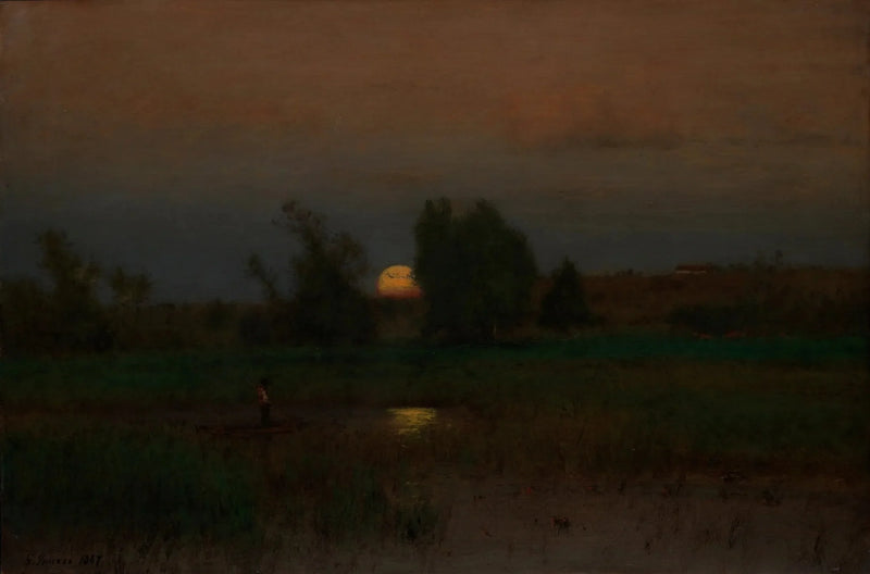 Sollevare la luna - George Inness