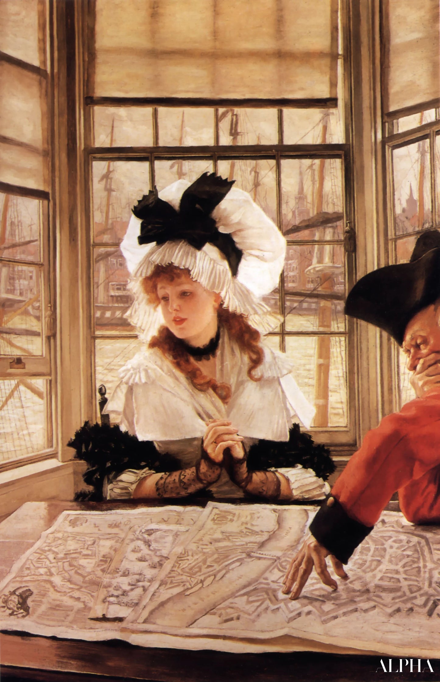 La storia noiosa - James Tissot - Riproduzioni di quadri e dipinti di alta qualità