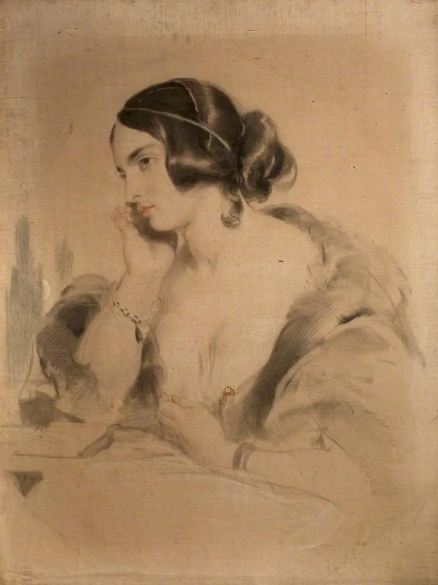 L’honorable Mme Norton - Edwin Henry Landseer - Alpha Reproduction
