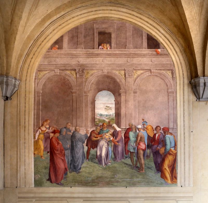 Liberazione della donna posseduta dal diavolo - Andrea del Sarto