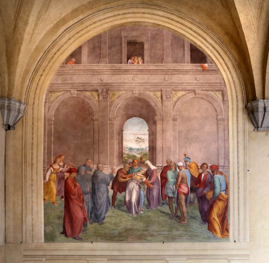 Liberazione della donna posseduta dal diavolo - Andrea del Sarto