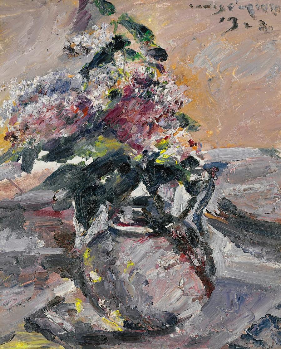 Lillà in una ciotola di vetro - Lovis Corinth