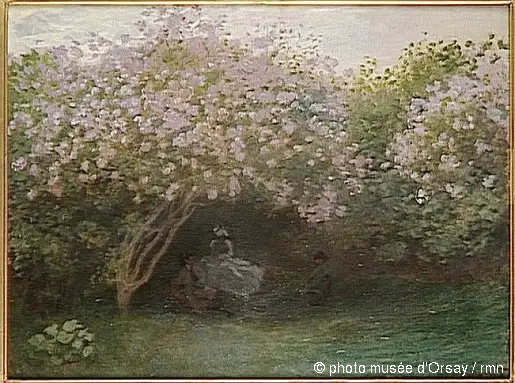 Lillà, Tempo grigio - Claude Monet