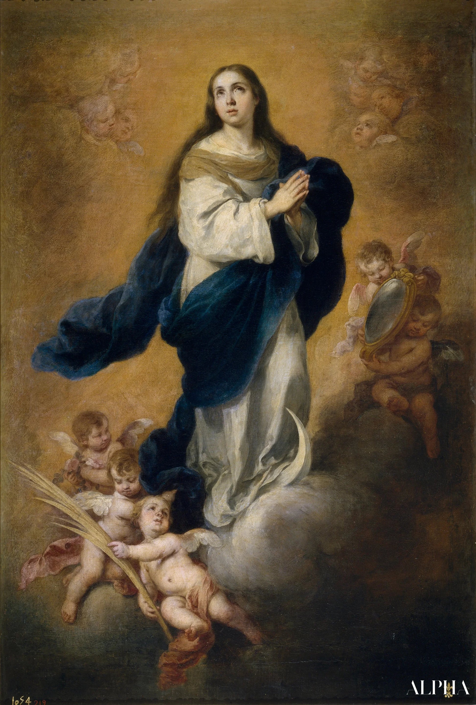 Reproduction du tableau « L'Immaculée Conception - Bartolomé Esteban Murillo » par Alpha Reproduction en peinture à l’huile