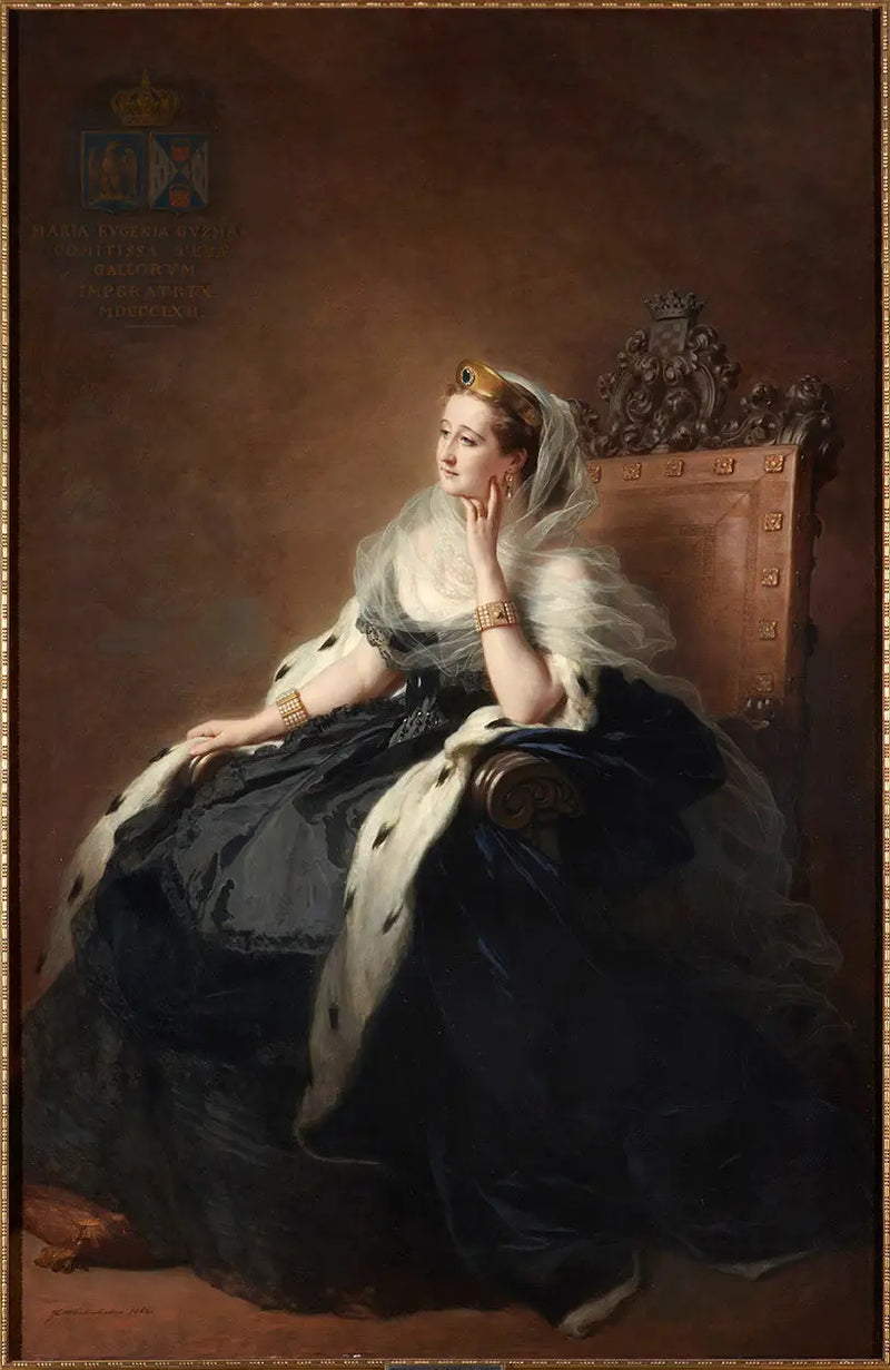 L'imperatrice Eugenia in abito di corte - Franz Xaver Winterhalter