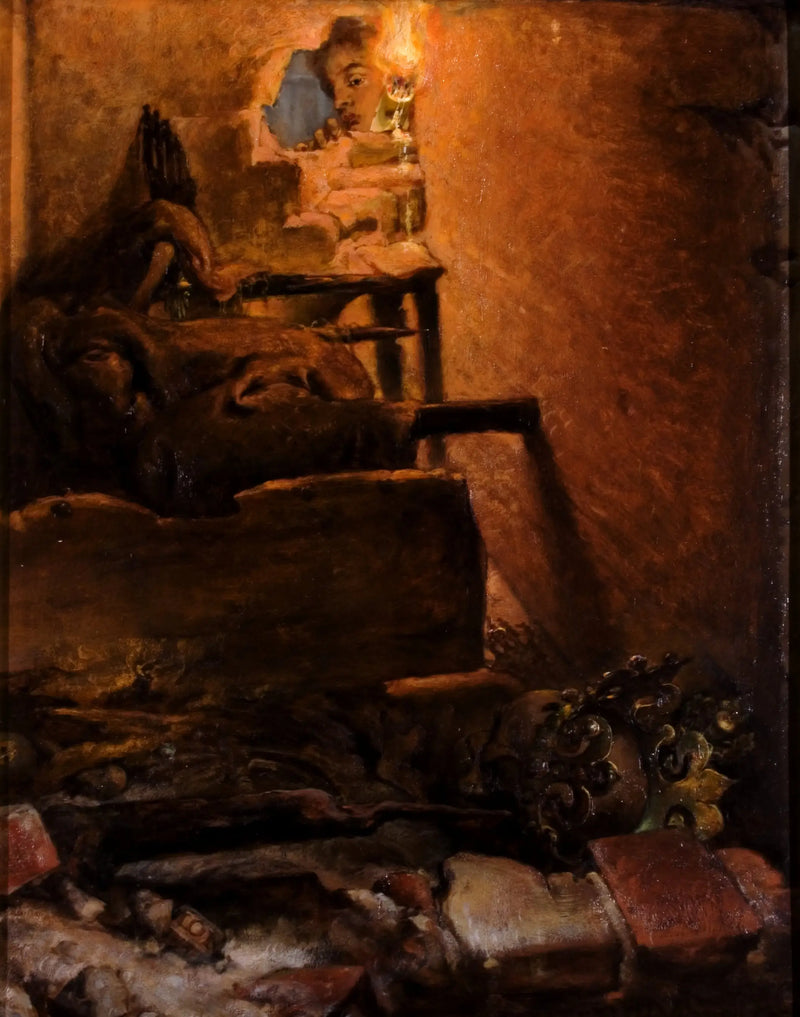 L'interno della tomba del re Casimiro il Grande - Jan Matejko