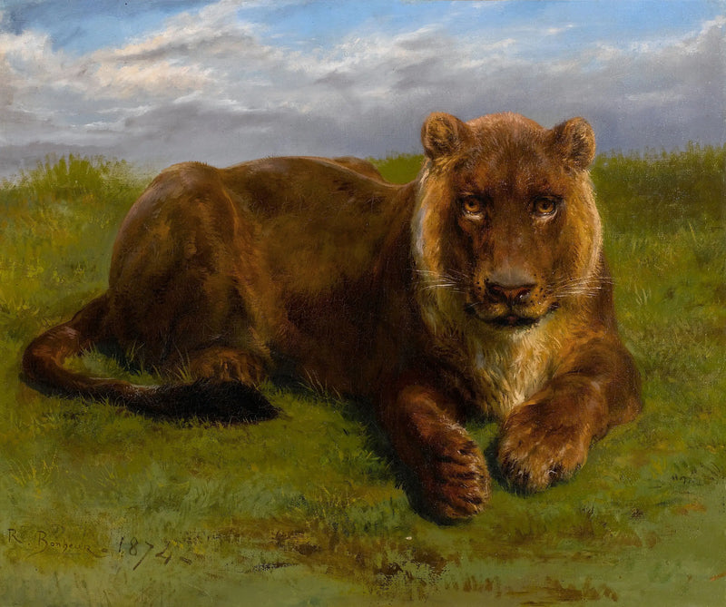 Leone femmina in posa - Rosa Bonheur