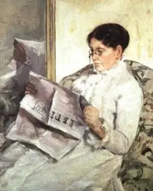 Leggere « Le Figaro » - Mary Cassatt