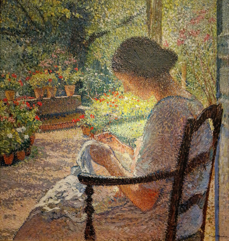 Lisette cuce all'ingresso di Marquayrol - Henri-Jean Guillaume Martin