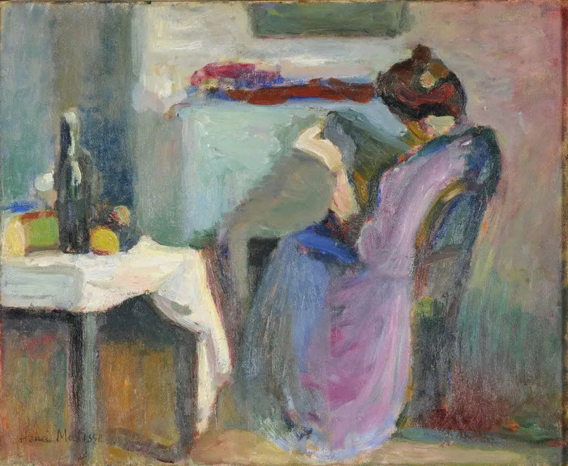 Lettura in abito viola - Henri Matisse