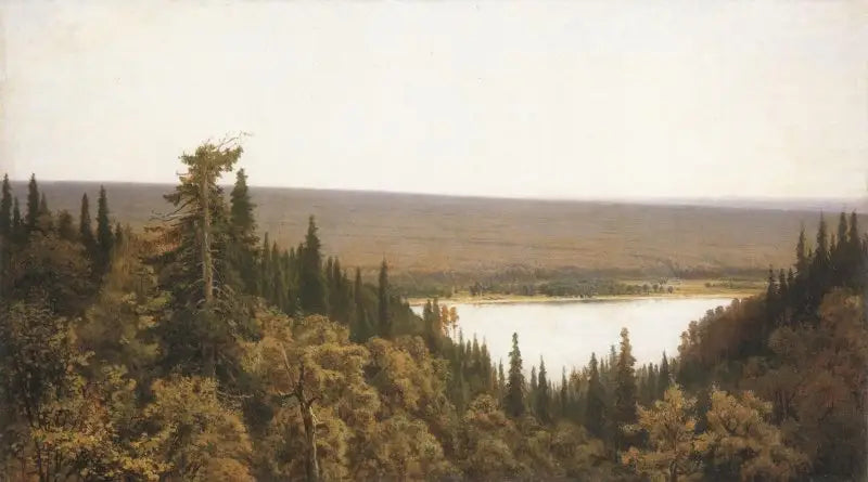 Log ricco (Foresta di abeti su Kama) - Ivan Chichkine