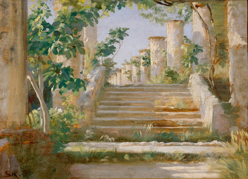 Loggia a Ravello - Peder Severin Krøyer