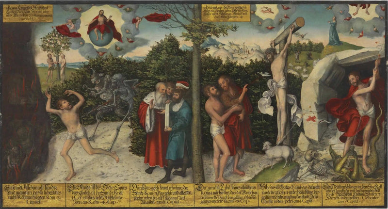 Legge e grazia - Lucas Cranach il Vecchio