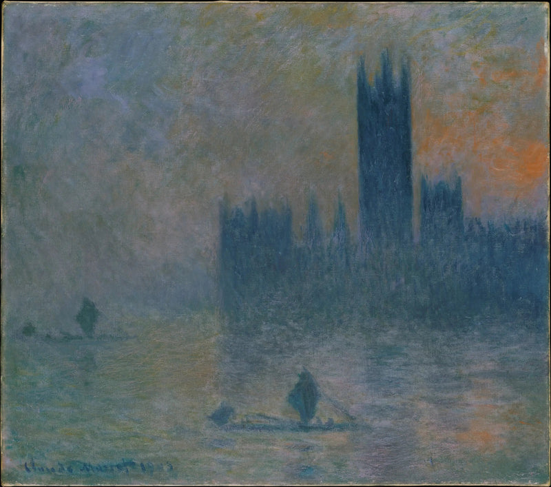 Londra, il Parlamento (Effetto nebbia) - Claude Monet