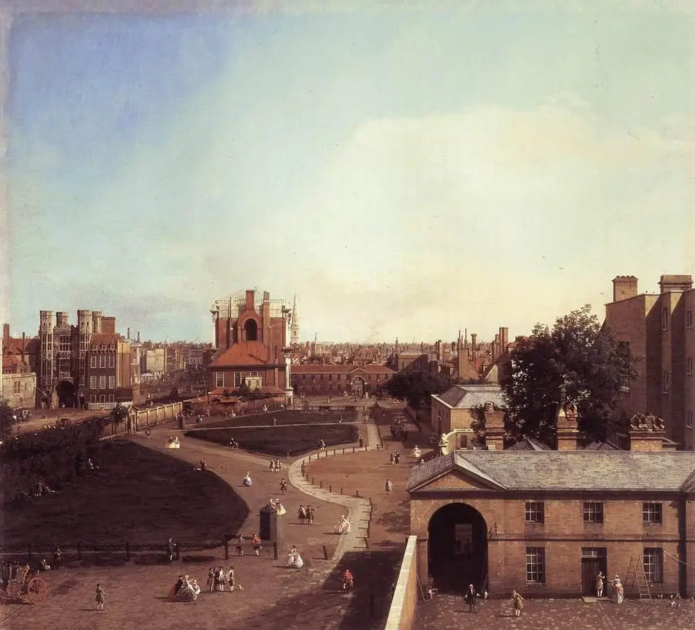 Londres: Whitehall et le Privy Garden depuis Richmond House - Canaletto - Alpha Reproduction