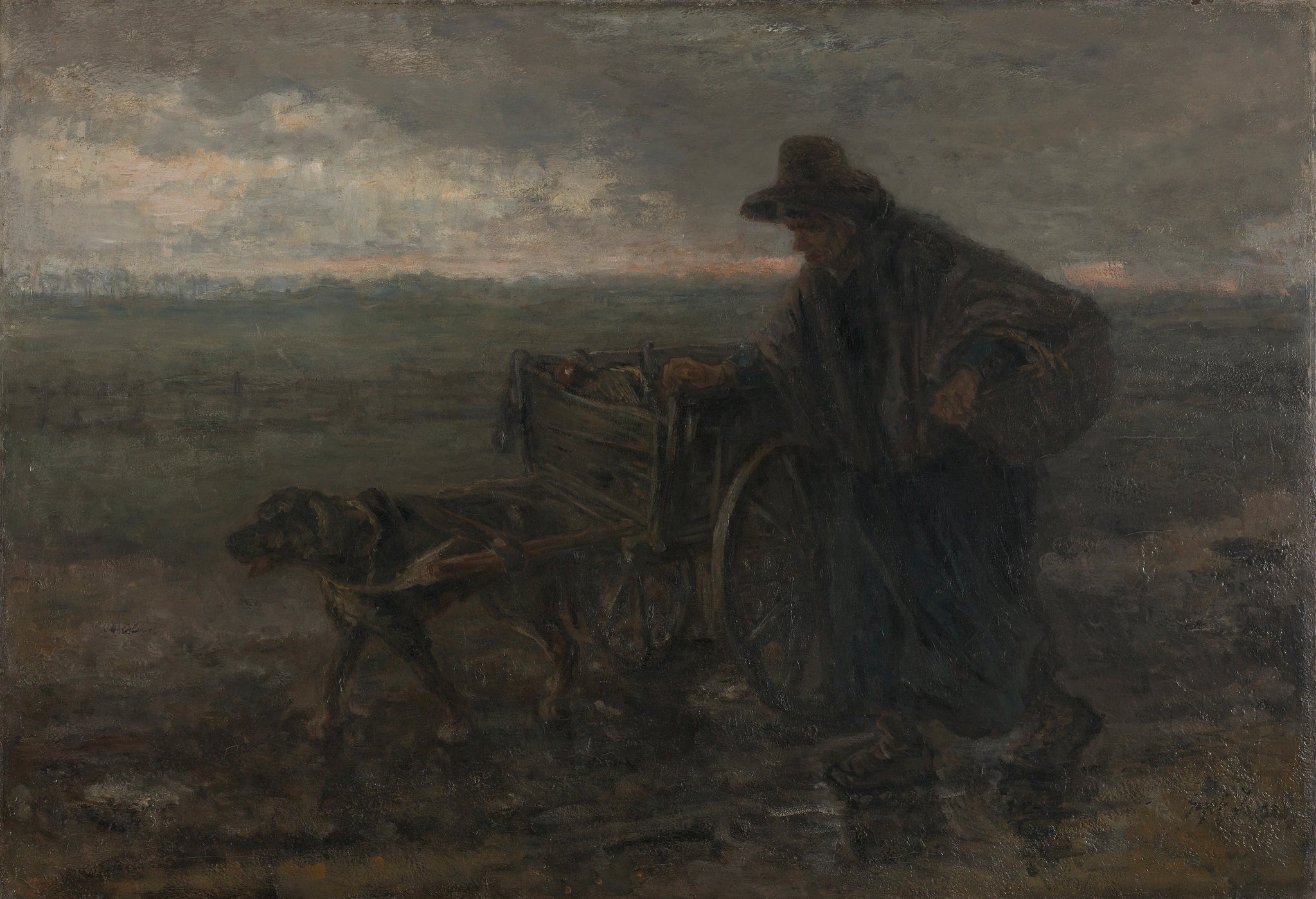 Le long des champs et des routes - Jozef Israëls