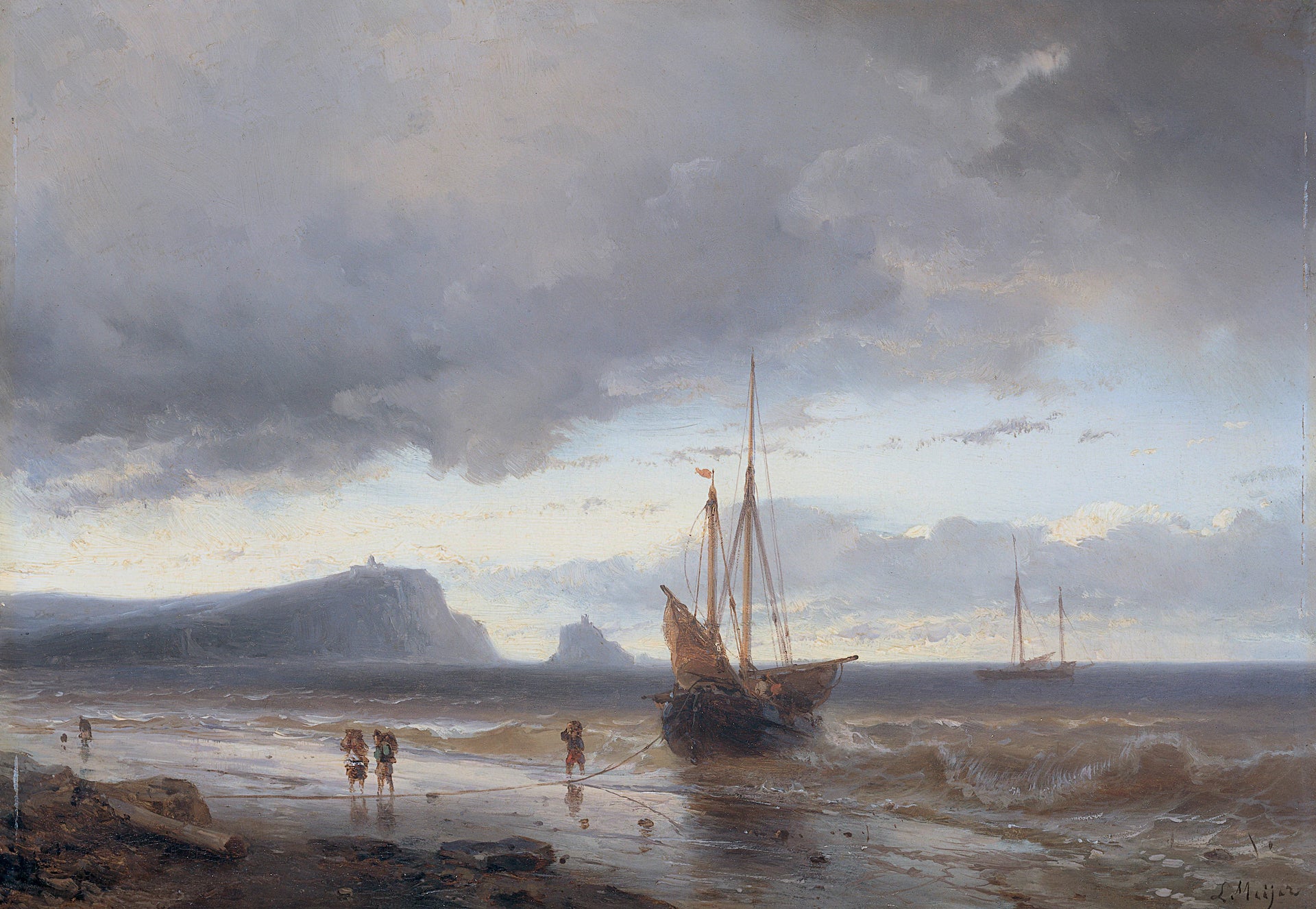Le long de la côte - Louis Meyer