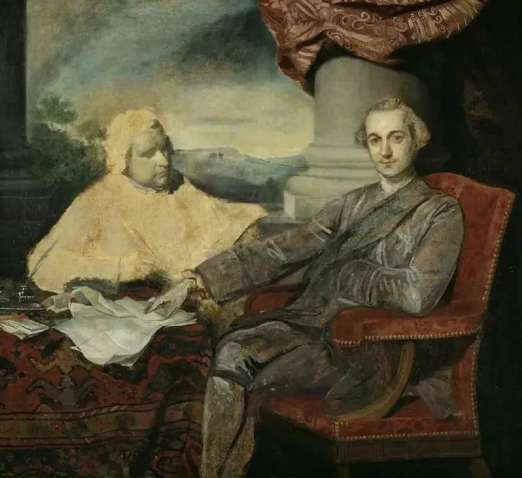 Lord Rockingham e Edmund Burke - Joshua Reynolds