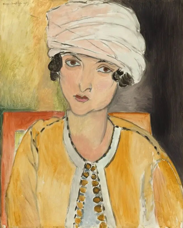 Lorette con turbante, giacca gialla - Henri Matisse