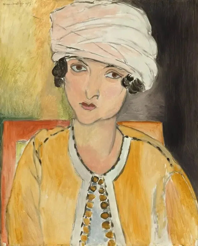 Lorette con turbante, giacca gialla - Henri Matisse
