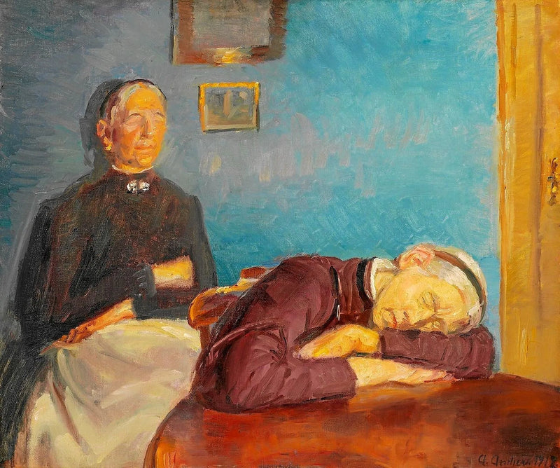 Quando il lavoro della giornata è finito – Anna Ancher