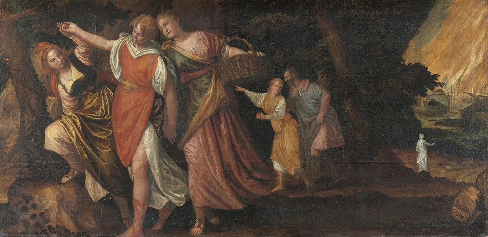 Lot fuit Sodome - Paul Véronèse image 1 reproduction artisanale de tableau
