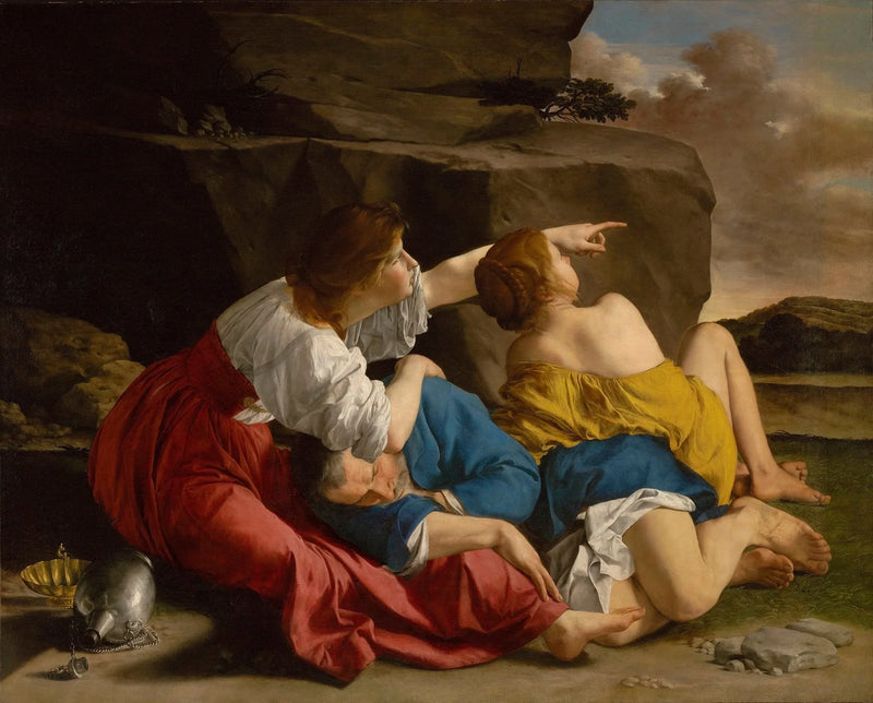 Loth e le sue figlie - Orazio Gentileschi