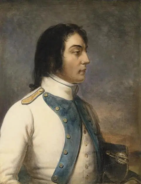 Louis-Charles-Antoine Des Aix de Veygoux, detto Desaix, capitano del 46º reggimento di fanteria di linea nel 1792 - Charles de Steuben
