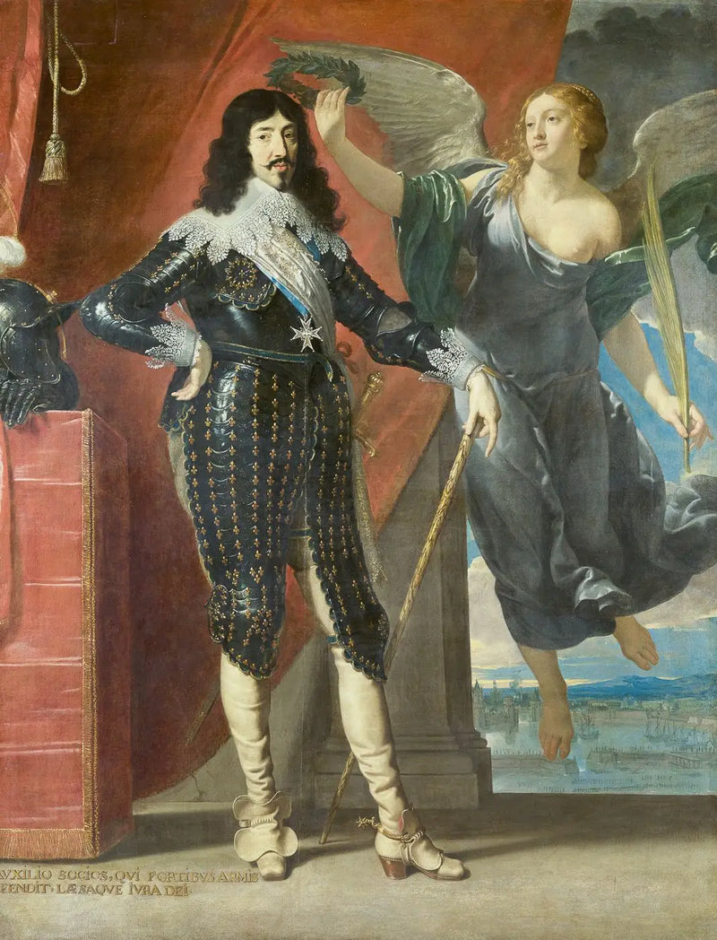 Luigi XIII incoronato dalla Vittoria - Philippe de Champaigne