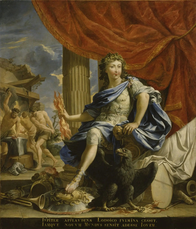 Luigi XIV e Giove vincitore della Fronda - Charles Poerson