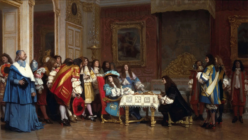 Luigi XIV e Molière - Jean-Léon Gérôme