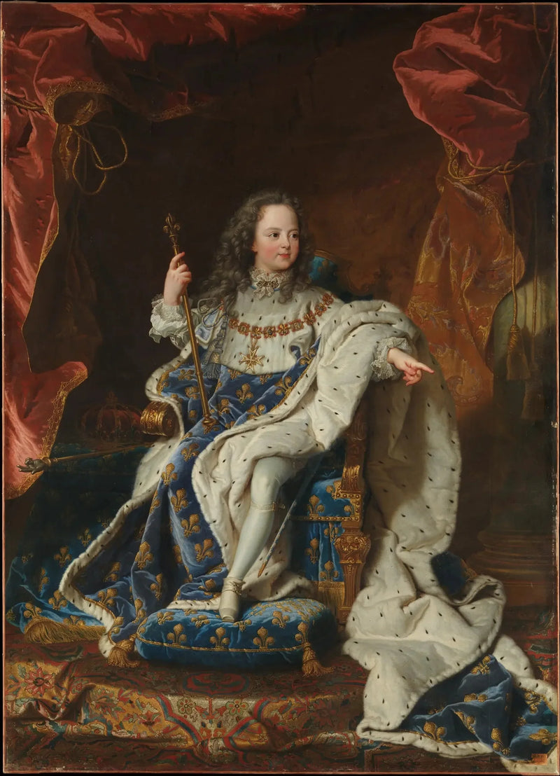 Luigi XV di Francia, bambino - Hyacinthe Rigaud