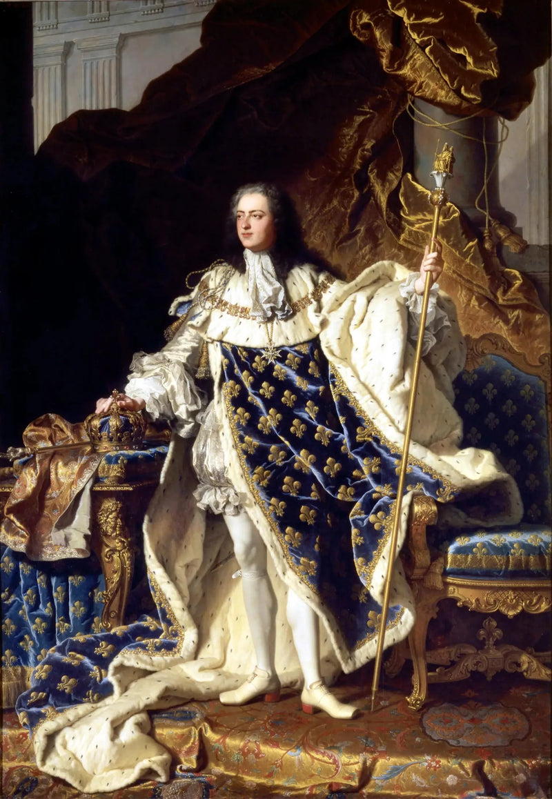 Luigi XV, re di Francia - Hyacinthe Rigaud