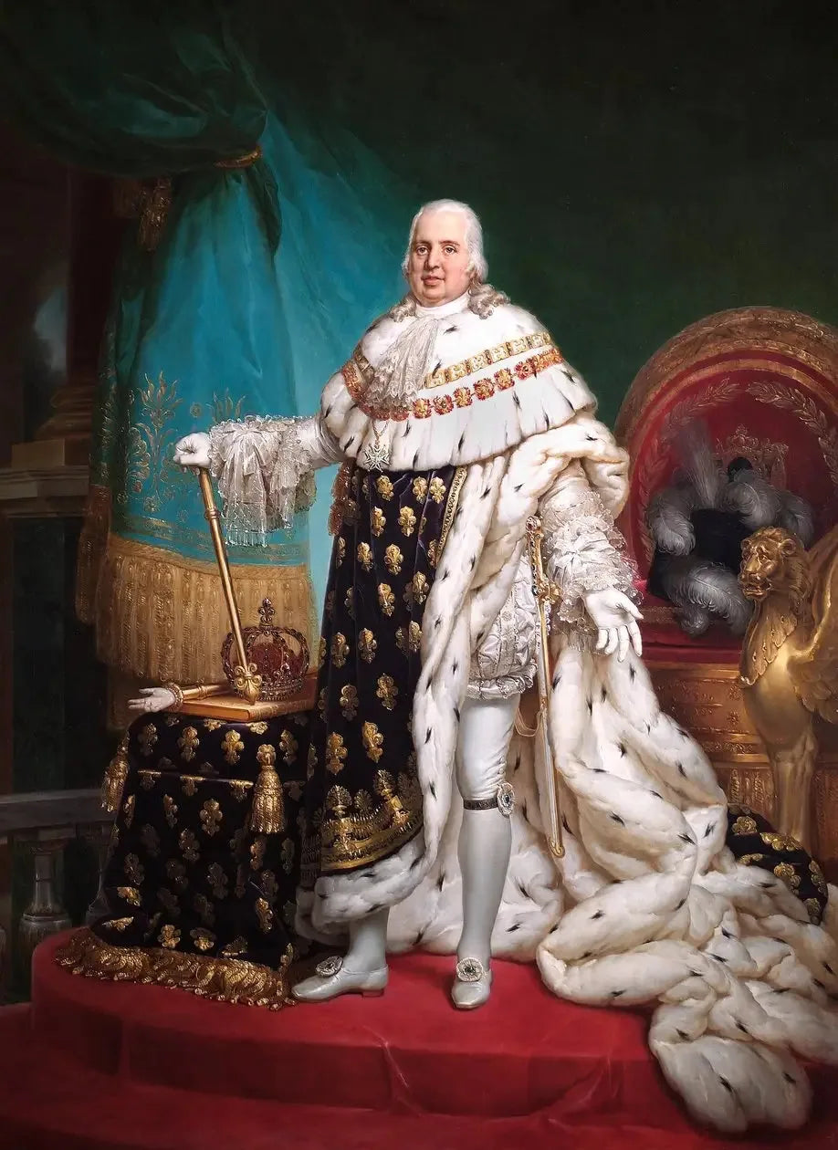 Louis XVIII (1755–1824), roi de France - François Gérard image 2 reproduction d’œuvre d’art à l’huile