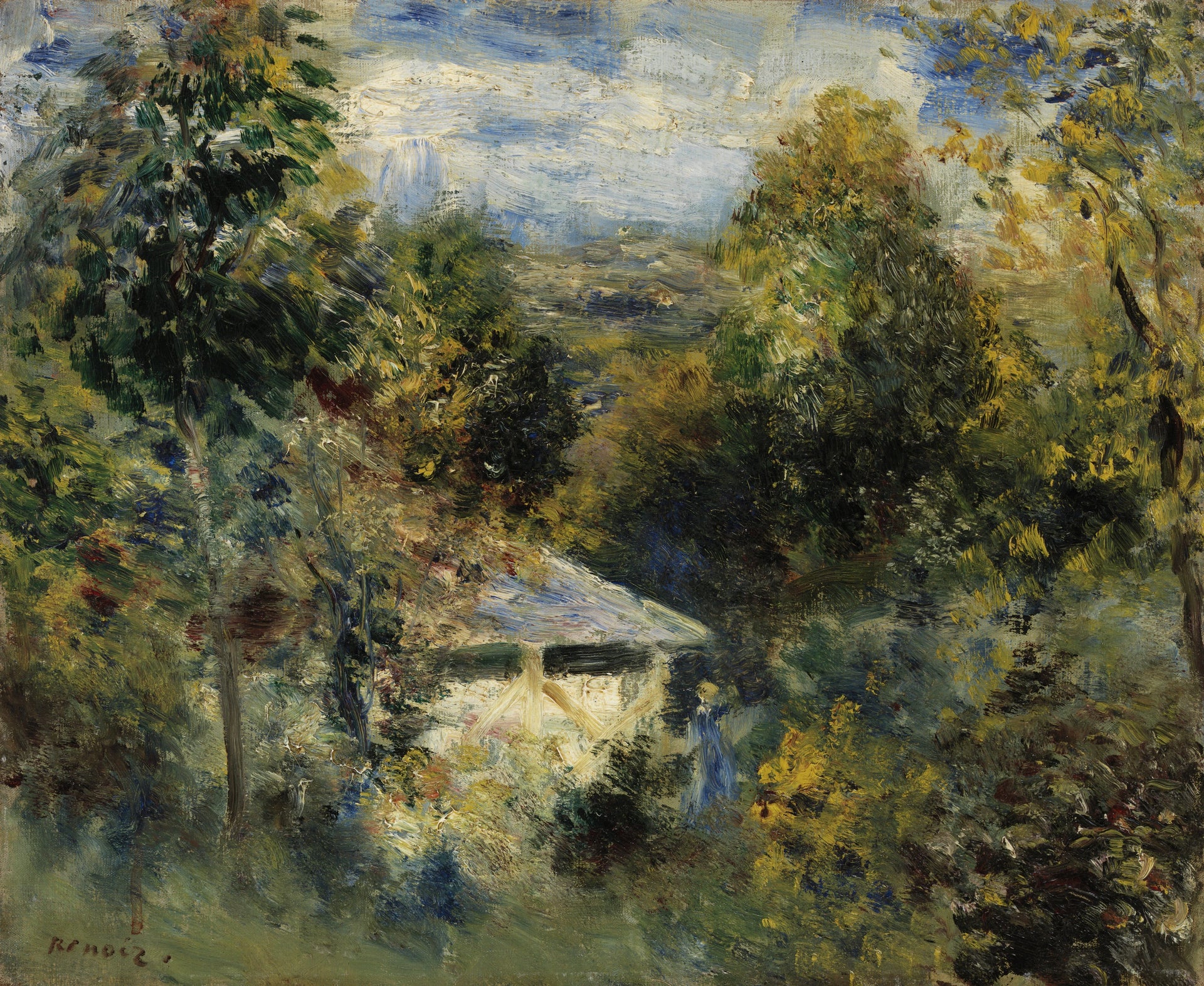 Louveciennes de Pierre-Auguste Renoir — Barnes Foundation BF860
